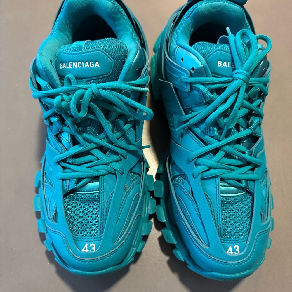 Balenciaga Vibrant Blue Athletic Shoes
